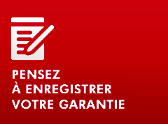 pensez à enregistrer votre garantie